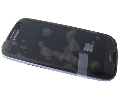 Etupaneeli kosketuspaneelilla and LCD Näyttö Samsung I9300i Galaxy S3 Neo/ I9301 Galaxy S3 Neo - metalic blue (Alkuperäinen)