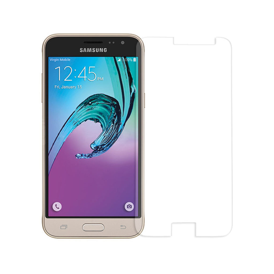 0.3mm Karkaistu Lasi Näytönsuoja Samsung Galaxy J3 (2016) (Kaari Reunat)
