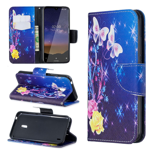 Wonderland Nokia 2.2 kotelot - Elegantit Perhoset