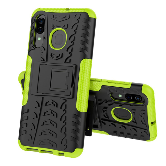 Offroad Samsung Galaxy A30 kuoret - Vihreä