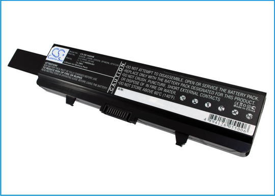 Inspiron 1440 Inspiron 1750 akku 6600 mAh Musta