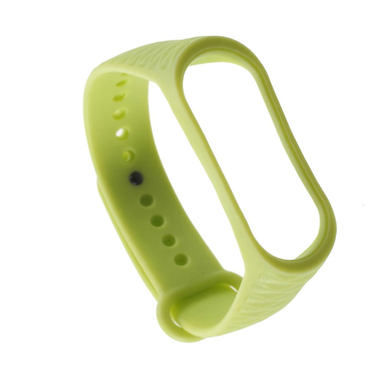 Xiaomi Mi Band 3 Pehmeä Silikooni Vaihdettava Kellon Ranneke - Vihreä