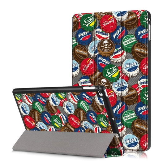 iPad Mini (2019) tri-fold kuviollinen nahkainen suojakotelo - Värikäs Kansi
