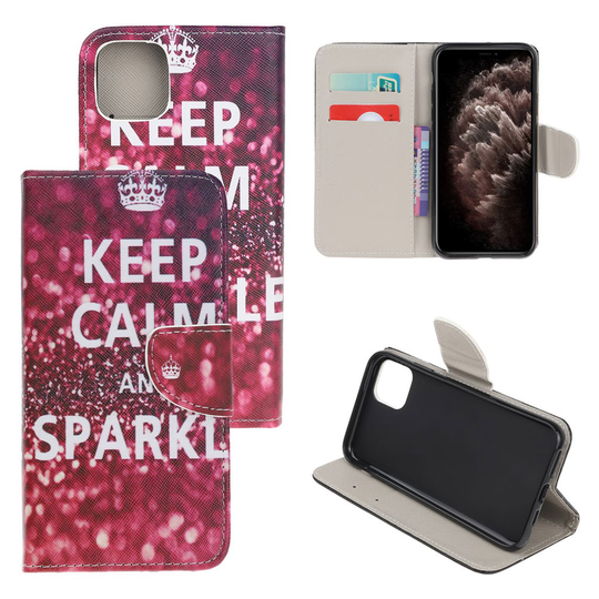 Wonderland iPhone 11 Pro kotelot - Quote Keep Calm and Sparkle