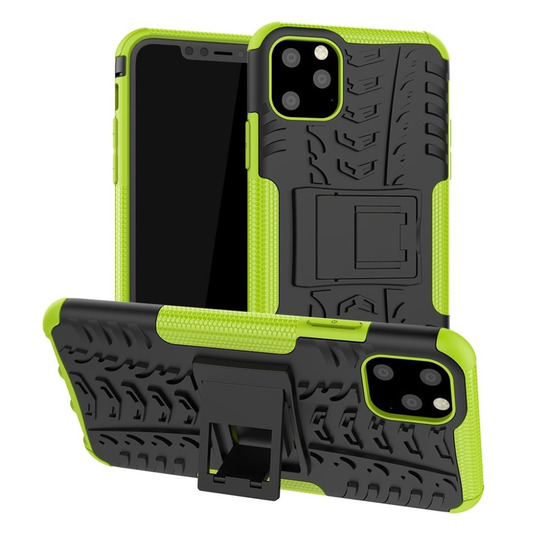 Offroad iPhone 11 Pro Max kuoret - Musta / Vihreä