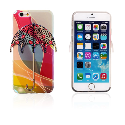 3D Umbrella (Seepran Raidat & Huulet) iPhone 6 Suojakuori