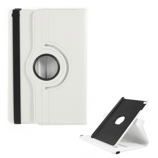 iPad Mini (2019) litsi nahkainen suojakotelo - Valkoinen