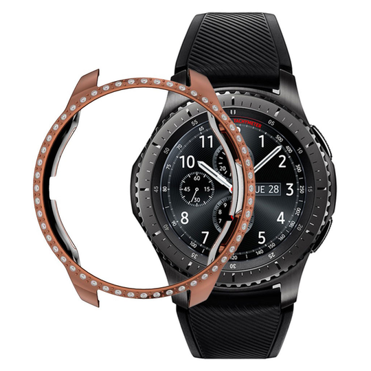 Samsung Galaxy Watch (42mm) rhinestone décor frame - Rose Gold