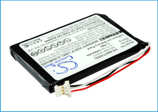Navigon 72 Easy 72 Plus Live Navigaattorin Akku