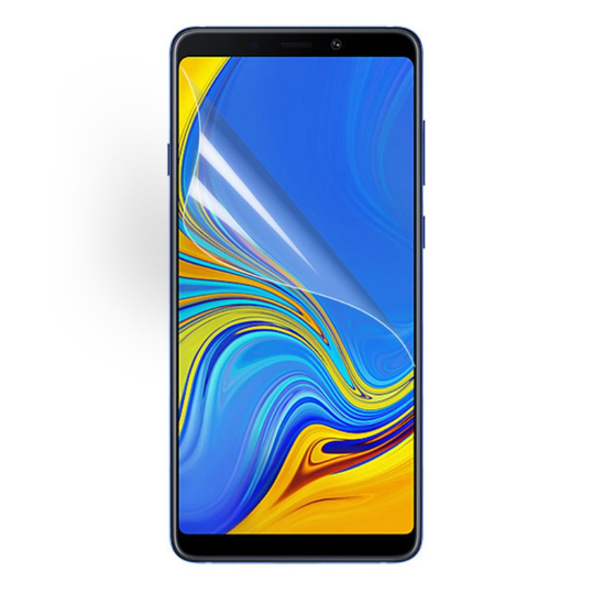 Samsung Galaxy A9 (2018) LCD kirkas HD pehmeä silikooni suojaava näyttö kalvo - Transparentti 5kpl/ setti