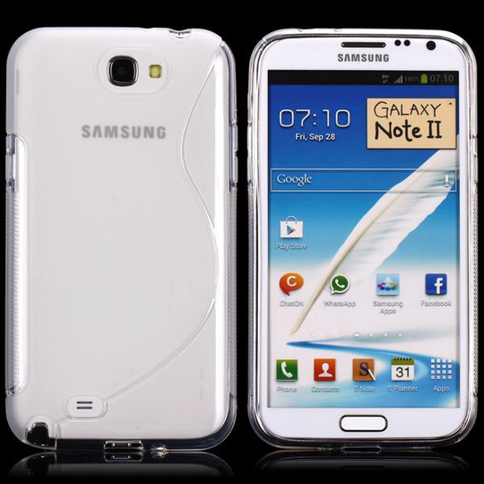 S-Line Läpikuultava (Läpikuultava) Samsung Galaxy Note 2 Suojakuori