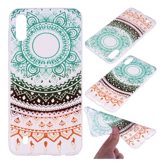 Deco Samsung Galaxy A10 kuoret - Värikäs Mandala