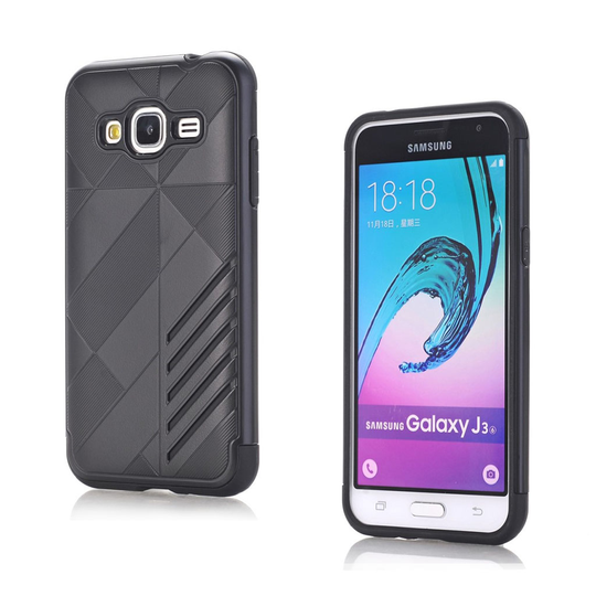 Absalon Samsung Galaxy J3 (2016) Joustava Muovikuori - Musta