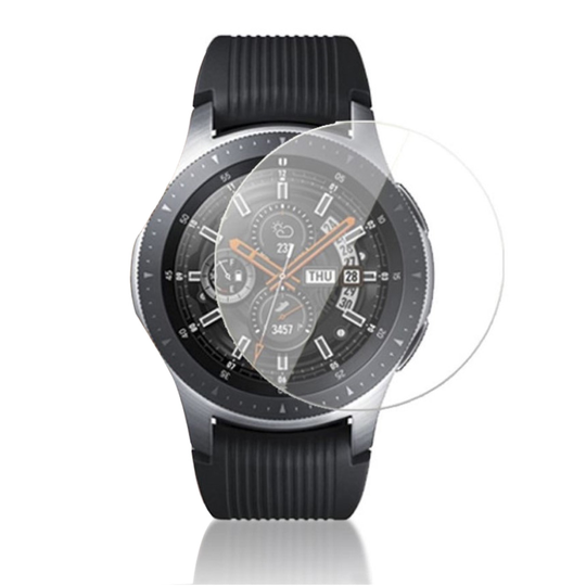 Samsung Galaxy Watch (46mm) kokonaan peittävä karkaistu lasinen kellon näyttö suojakalvo - Transparentti