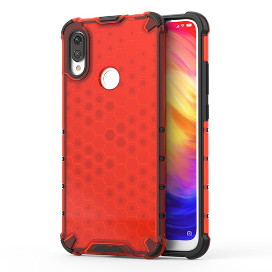 Bofink Honeycomb Xiaomi Redmi Note 7 kuoret - Punainen