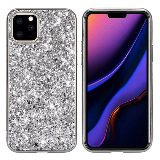 Glitter iPhone 11 Pro Max kuoret - Hopea