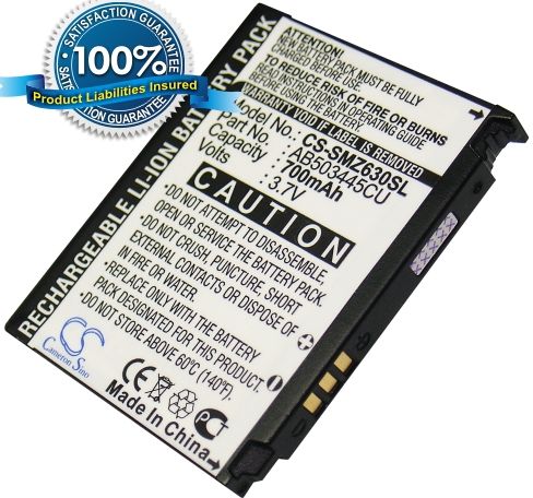 Samsung SGH-Z630 akku 700 mAh