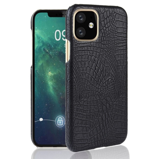 Croco iPhone 11 Pro Max kuoret - Musta