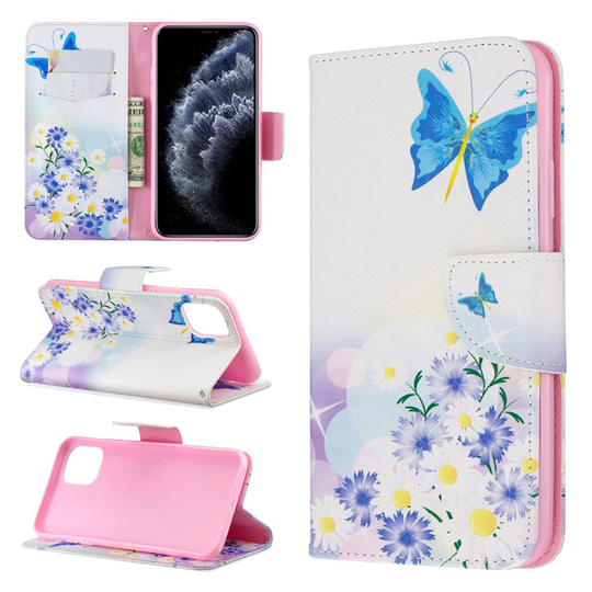 Wonderland iPhone 11 Pro Max kotelot - Siniset Perhoset