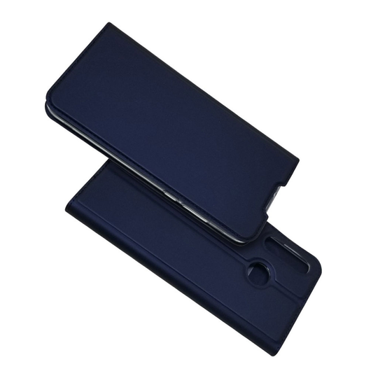 Huawei P30 Lite adsorptio nahkainen suojakotelo - Tummansininen