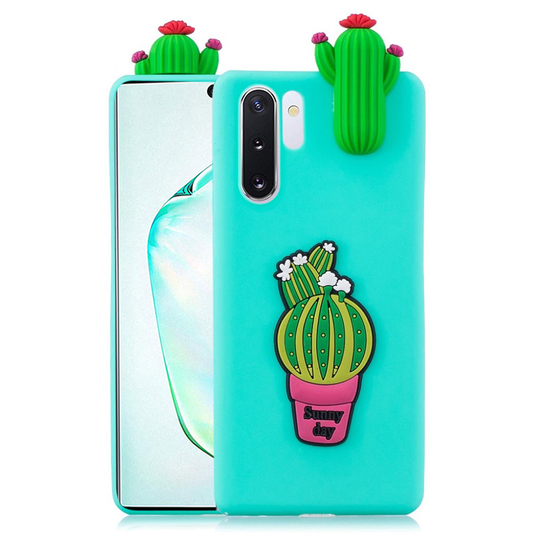 Cute 3D Samsung Galax Note 10 Pro kuoret - Kaktus