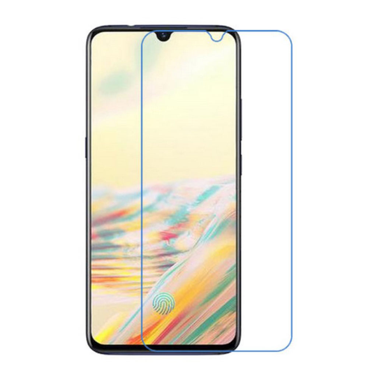 OnePlus 6T matta pintainen laadukas silikooni muovinen näyttö suojakalvo - Transparentti Matta