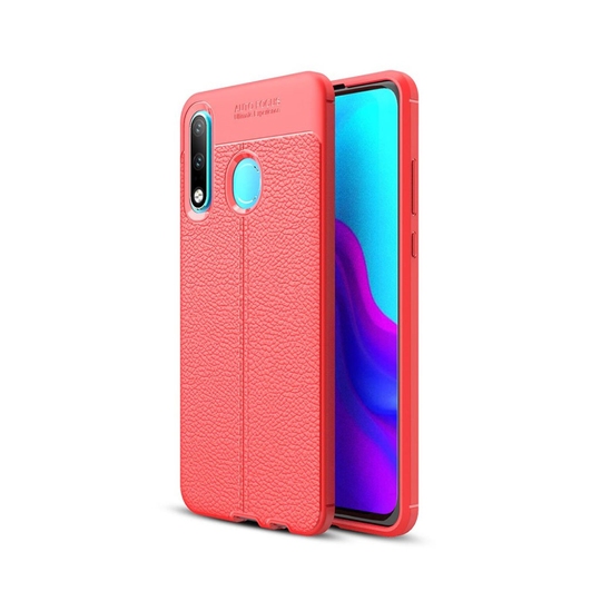 Huawei P30 Lite litsi pehmeä suojakotelo - Punainen
