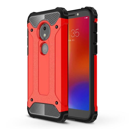 Motorola Moto E5 Play armor guard hybrid case - Red