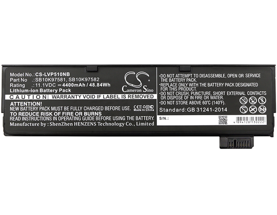 Lenovo Thinkpad P51S T470 T570 akku 4400 mAh