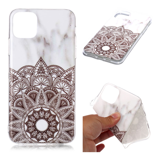 Marble iPhone 11 Pro Max kuoret - Harmaa heimojen marmori