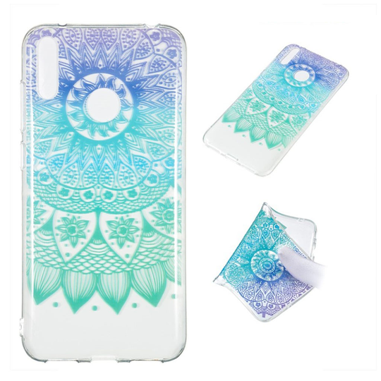 Huawei Y7 2019 kuosi suojakotelo - Mandala Kukka