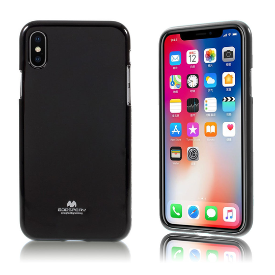 MERCURY GOOSPERY iPhone X moderni suojakuori - Musta