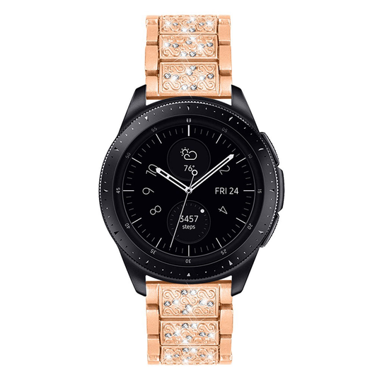 Samsung Galaxy Watch (46mm) rhinestone décor watch band - Gold