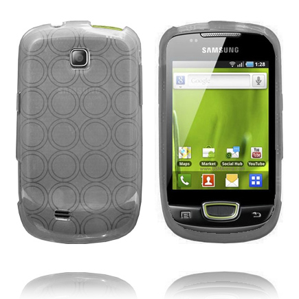 Amazona (Harmaa) Samsung Galaxy Mini S5570 Silikonikuori