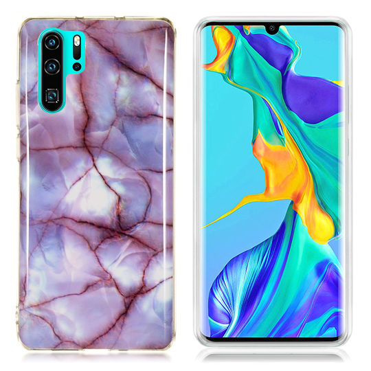 Huawei P30 Pro marmori kuosinen pehmeä suojakotelo - Malli N