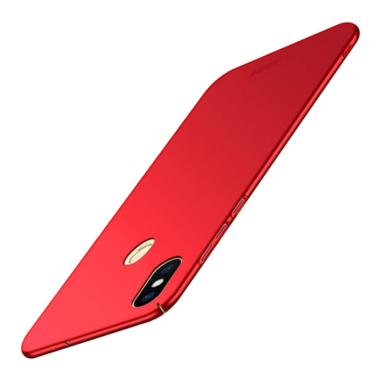 Xiaomi Mi 8 MOFI Himmeä Kova Muovi Ohut Takasuojakuori - Punainen