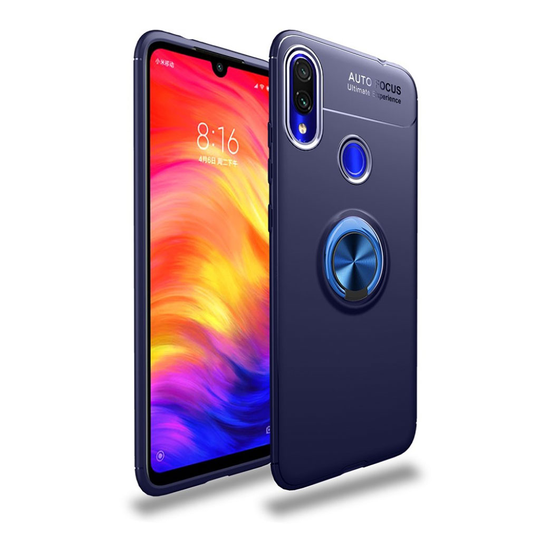 Xiaomi Redmi Note 7 rengaspidike suojakotelo - Sininen