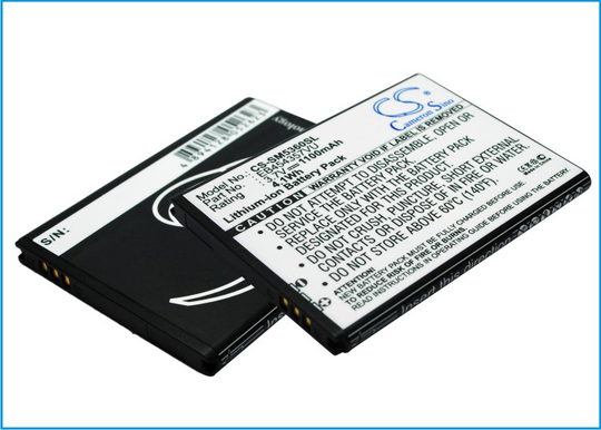 Samsung GT-S5360 Galaxy Y yhteensopiva akku 1100 mAh