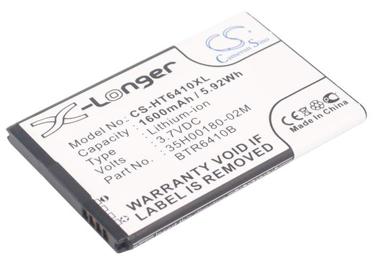 HTC ADR6410 ADR6410L ADR6410LVW akku 1600 mAh