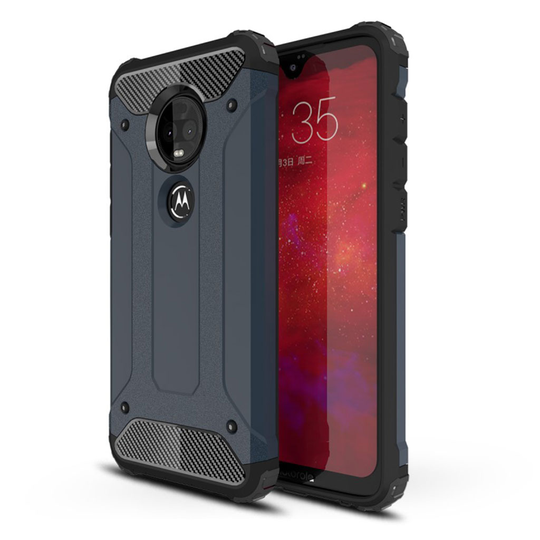 Armour Guard Motorola Moto G7 Plus kuoret - Tummansininen