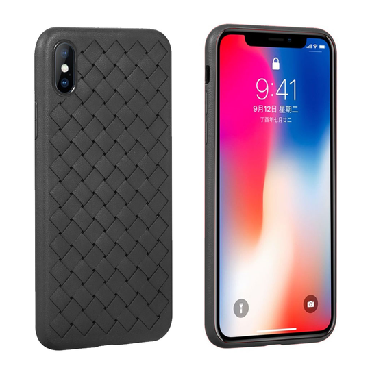 BENKS iPhone X tyylikäs suojakuori - Musta