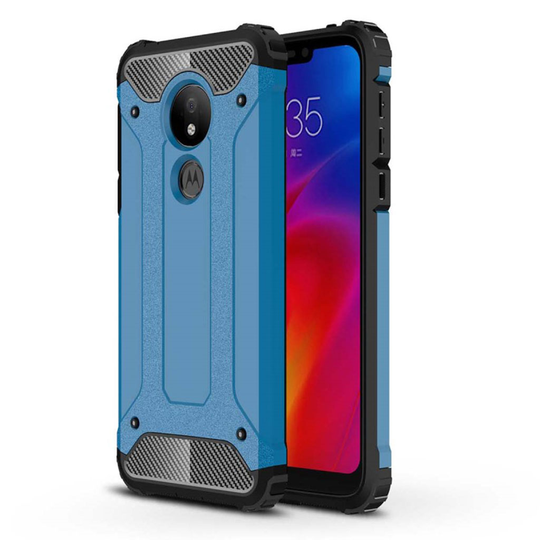 Armour Guard Motorola Moto G7 Power kuoret - Vauvasininen