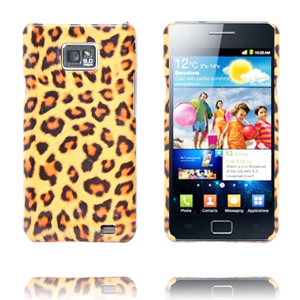 Safari Rugged (Oranssi Leopardi) Samsung Galaxy S2 Suojakuori