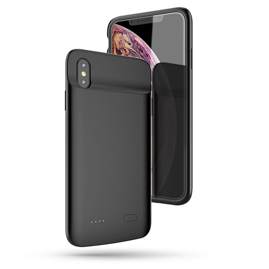 Tech-Protect Suojakotelo lisäakulla 4100mAh iPhone X/XS - musta
