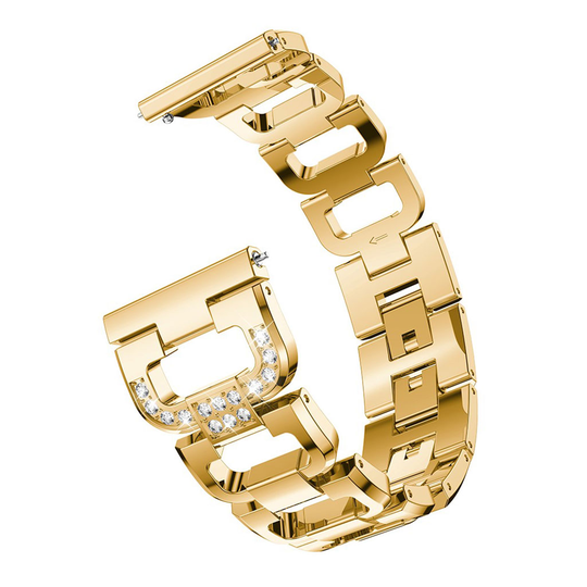 Samsung Galaxy Watch (42mm) D-Shape stainless steel watchband - Gold