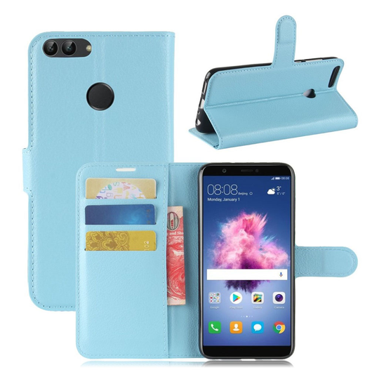 Huawei P Smart litsitekstuurinen suojakotelo - Sininen