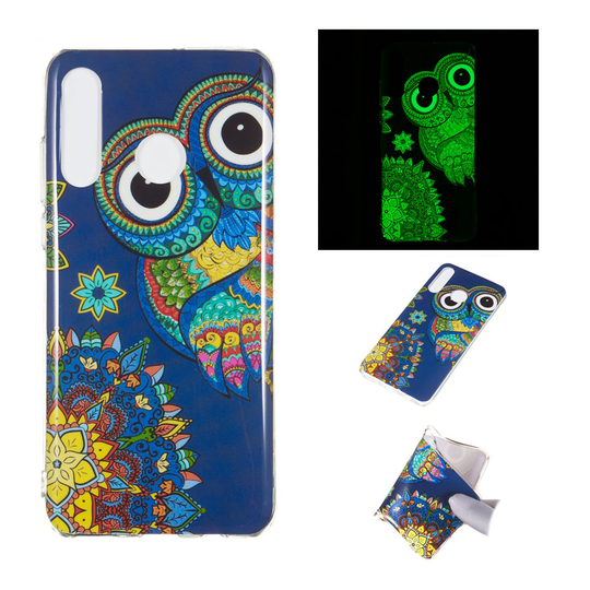 Huawei P30 Lite noctilucent case - Owl Pattern