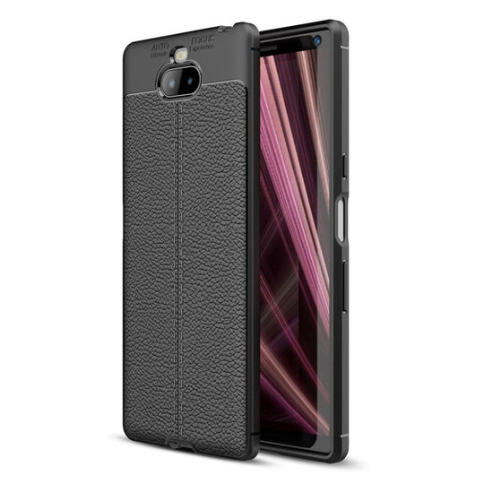 Sony Xperia XA3 Ultra litchi case - Black