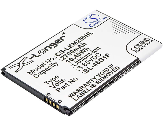 LG Grace Harmony K10 2017 akku 2700mAh