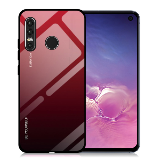 Huawei P30 Lite gradient suojakotelo - Punainen